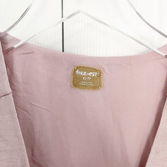 Free People Vintage Summer Midi Dress in Dusty Violet - Picture 3 of 9